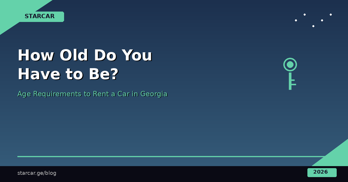 How Old Do You Have to Be to Rent a Car in Georgia?