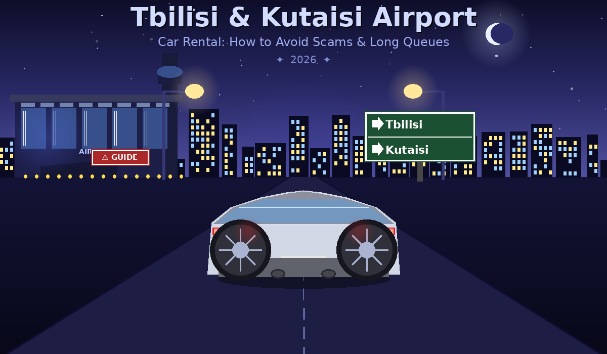 Tbilisi & Kutaisi Airport Car Rental: How to Avoid Scams & Long Queues